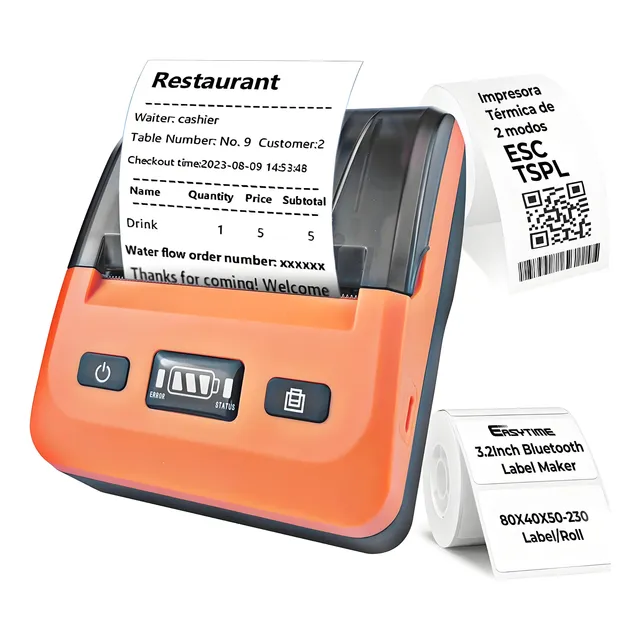 Imperesora Térmica Ticket+label 2 Módulo 80mm Bluetooth+usb