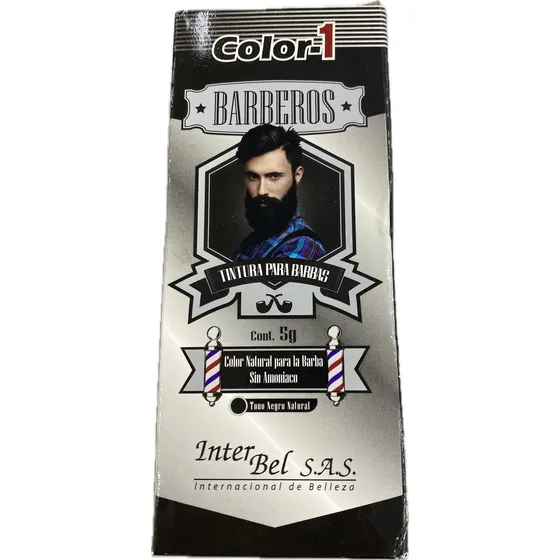 Tinte Para Barbas Color 1 Negro