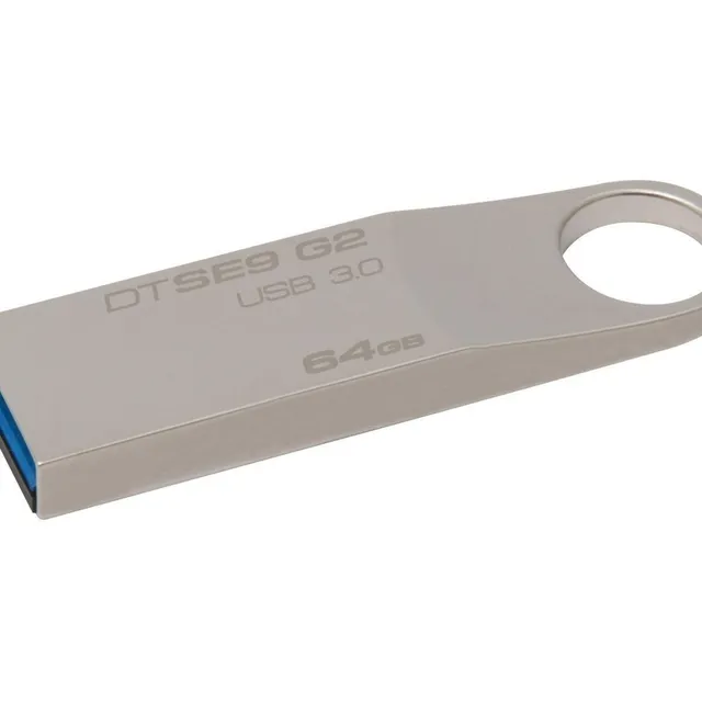 Pendrive Kingston DataTraveler SE9 G2 DTSE9G2 64GB 3.0 plateado