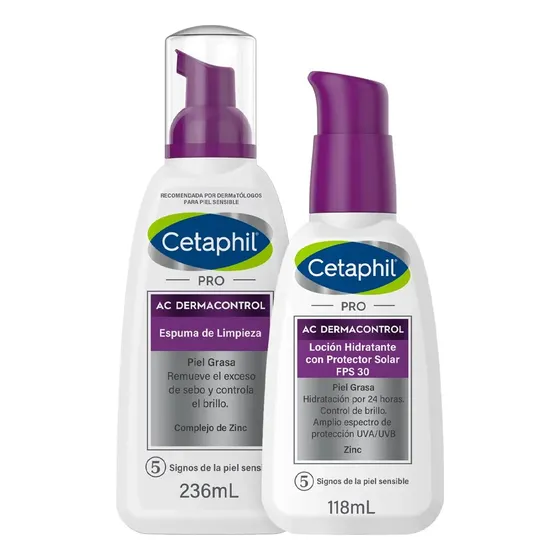 Cetaphil Rutina Pro Ac Control Cuidado Diario Pieles Grasas