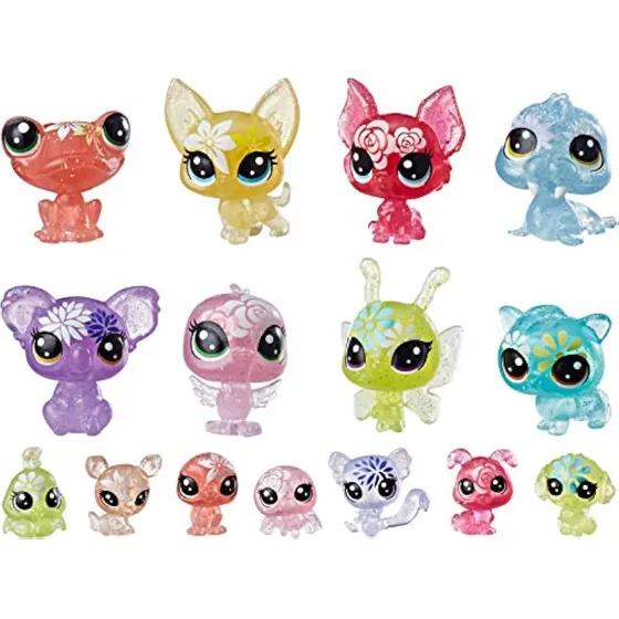 Littlest Pet Shop Ramo Floreciente, 16 Mascotas,