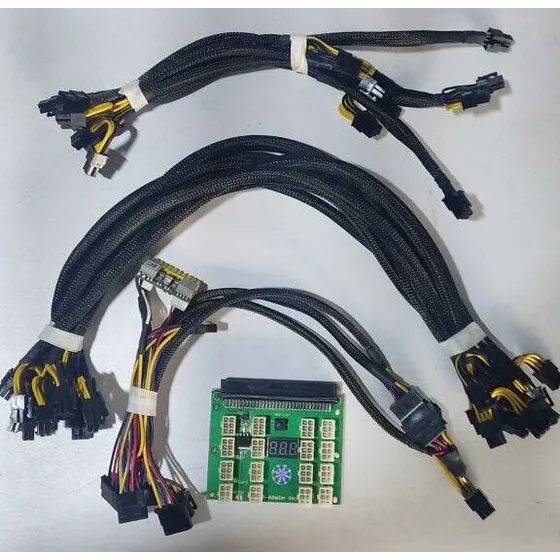 Breakout Para Fuente Hp Con 16 Cables Nuevos + Adaptador Atx