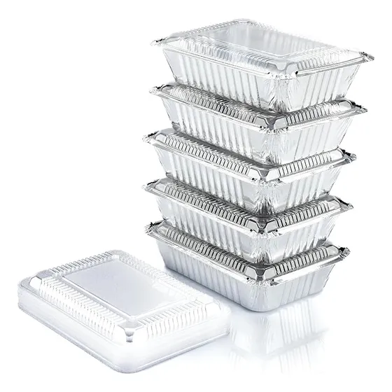 Envase De Aluminio 788 Tapa Pet 125 Unidades