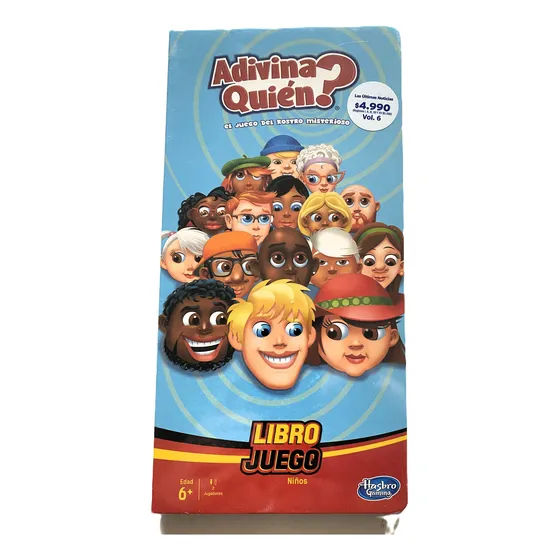 Libro Juego De Mesa: Adivina Quien? (guess Who?). Hasbro