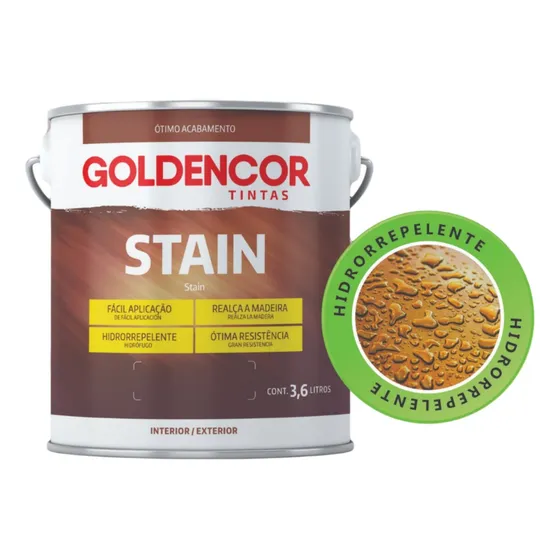 Stain Cores 3,6lts Hidro-repelente Filtro Uv E Anti Fungo