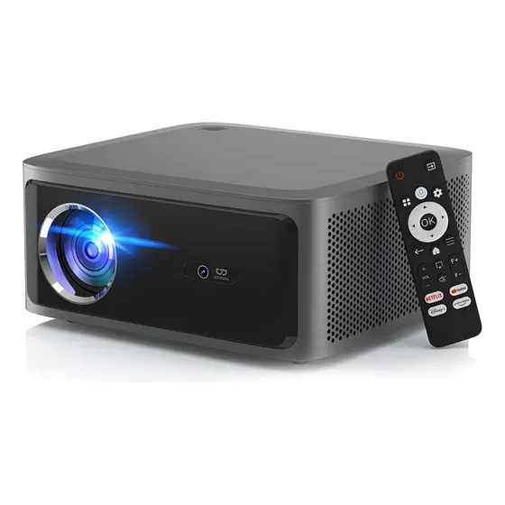 Netflix Oficial Proyector Profesional Sellado Android 1080p Gris