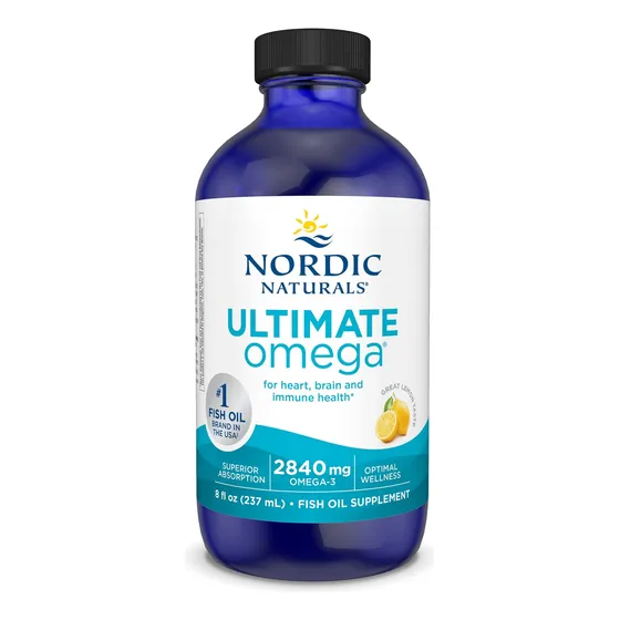 Omega Liquid Nordic Naturals Ultimate Con Sabor A Limón 236