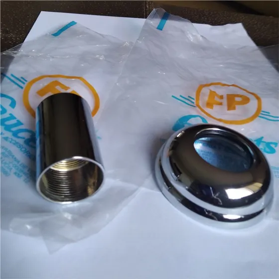 Roseta Y Tubo Ducha/bañera Cromo, Fundición Pacífico