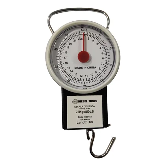 Balanza Bascula Peso Analogico Colgante 23kg Equipaje Pesca