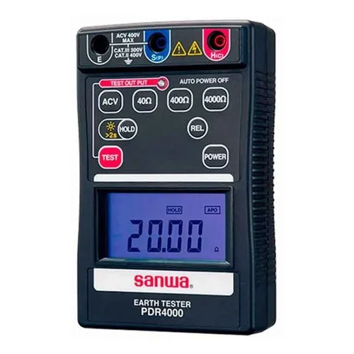 Telurómetro Digital Sanwa Pdr4000 4000 Ohmios (japan)