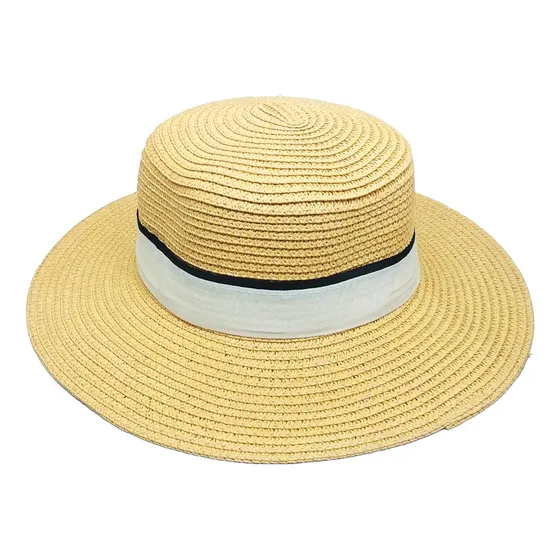 Pava Sombrero Mujer Dama Playa Cordobes Sol Gorro Fedora Uv