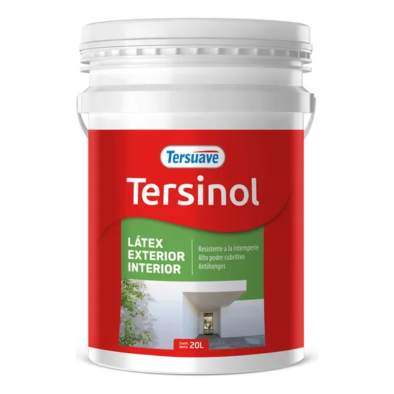 Pintura Látex Interior Exterior Tersinol Blanco 20l Tersuave