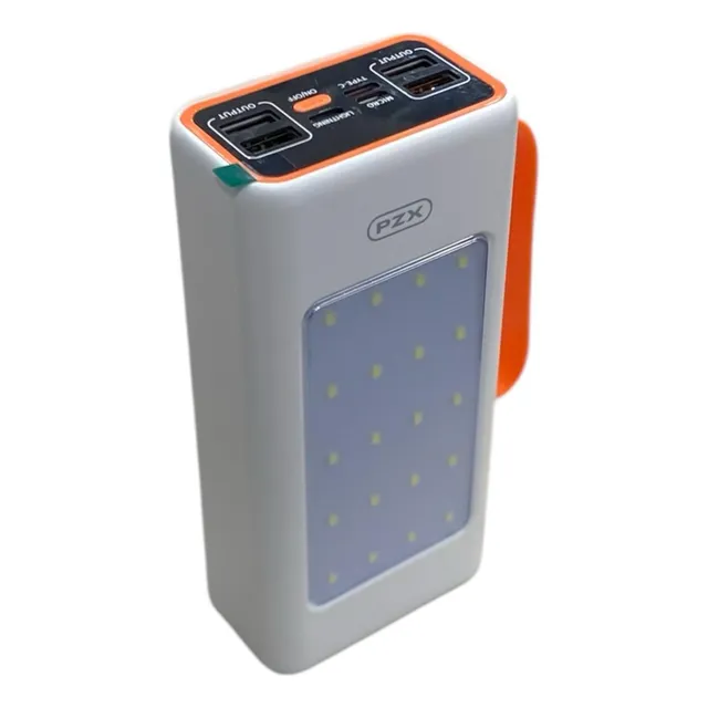 Power Bank 30.000mah Carga Rápida 22.5w Con Linterna Pzx V88