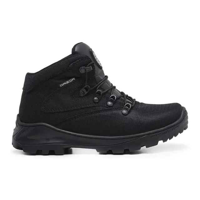 Bota Coturno Tatico Preto Ripstop Mid - Acero  Lançamento