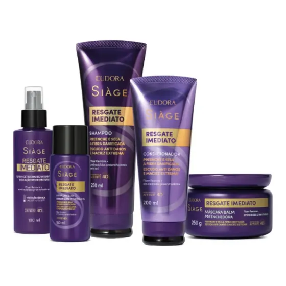 Kit Completo Siàge Resgate Imediato Tratamento Intenso