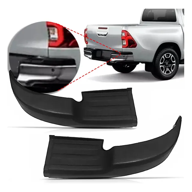 Par Pisante Parachoque Traseiro Hilux 2016 2017 18 19 20 21