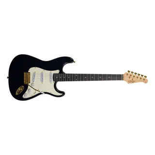 Guitarra Seizi Vintage Shinobi Sss Black Gold Cor Preto Orientação Da Mão Destro Guitarra Seizi Vintage Shinobi Sss Black Gold Cor Preto Orientação Da Mão Destro
