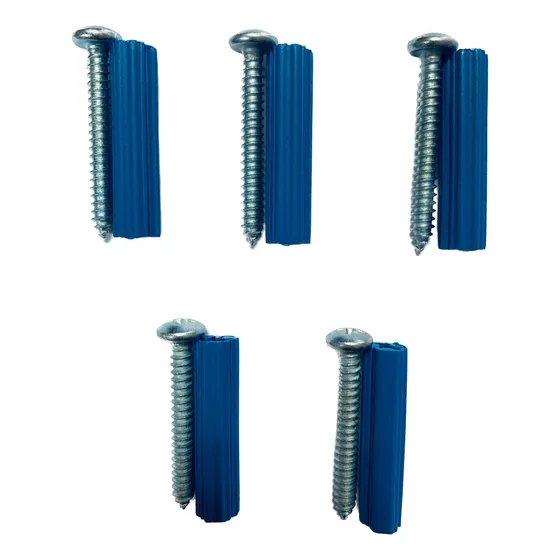 Tornillo Autoroscante 10x1 1/2 Con Ramplug Azul 5/16 100/100