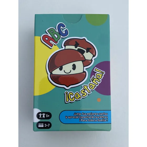 Abc ¡castaña! Divertido Juego De Cartas Didáctico