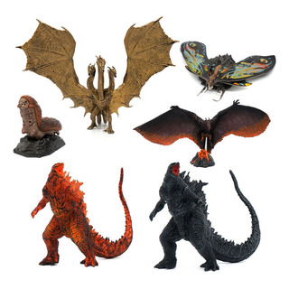 6 Peças De Godzilla King Of Monsters Ghidorah Mothra Rodan F 6 Peças De Godzilla King Of Monsters Ghidorah Mothra Rodan F