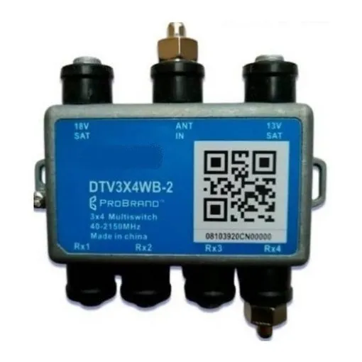 Multiswicht Tv 3x4 Dtv3x4wb-2 Probrand 40-2150mhz