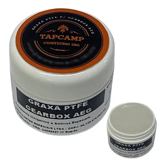 Graxa Teflon Aeg Airsoft Gearbox Para Engrenagem 20g