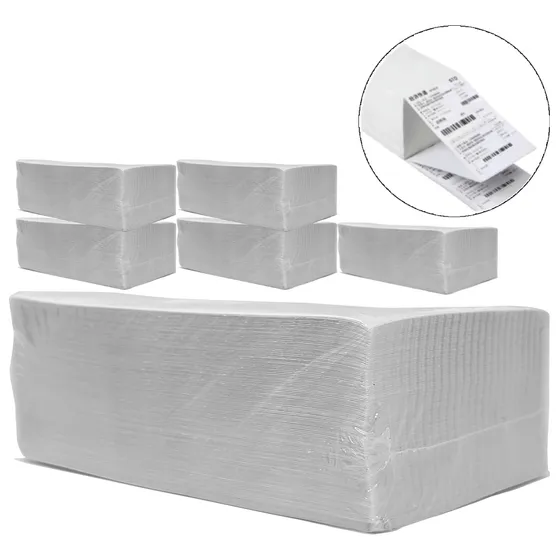 2500 Etiqueta Térmica 10x15 Resma E-commerce Serrilha Zebra