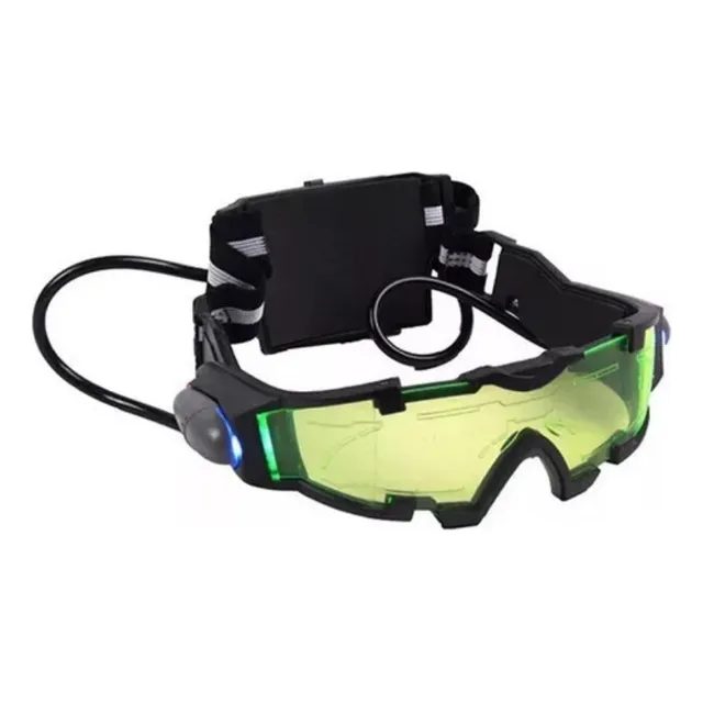 A Gafas Led Visión Nocturna Lentes Color Prueba De Arena