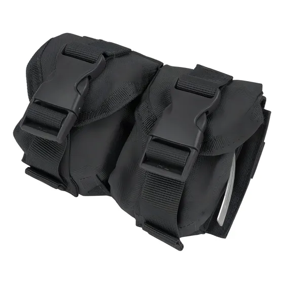 Pouch Bolsa Doble Cóndor Para Granada De Fragmentación Color Negro