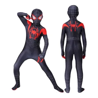 Fantasia Homem Aranha Miles Morales Infantil Pronta Entrega Fantasia Homem Aranha Miles Morales Infantil Pronta Entrega