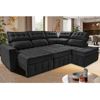 SofĂĄ De Canto Dir 2,65x2,30 RetrĂĄtil Pocket Cama Inbox Nobre SofĂĄ De Canto Dir 2,65x2,30 RetrĂĄtil Pocket Cama Inbox Nobre