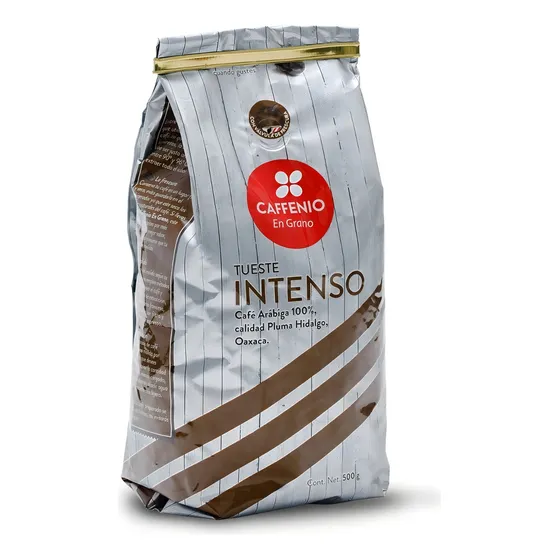 Caffenio, Café En Grano Tueste Intenso, Pluma Hidalgo Oaxaca