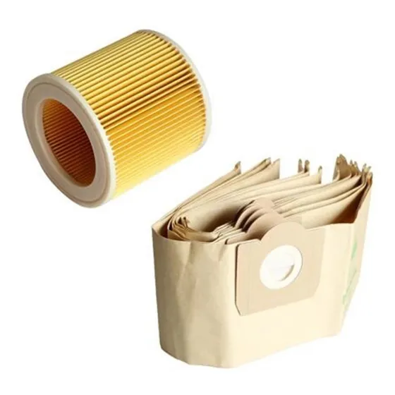 Combo Bolsas Y Filtro Aspiradora Compatible Con Karcher Wd3