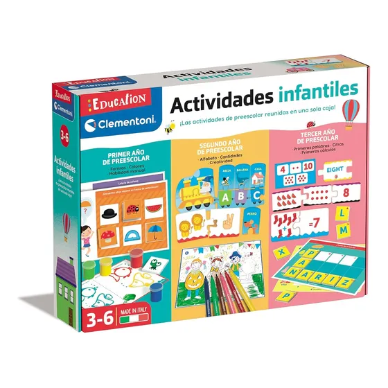 Juego Didáctico Actividades Preescolares Educativas Niños