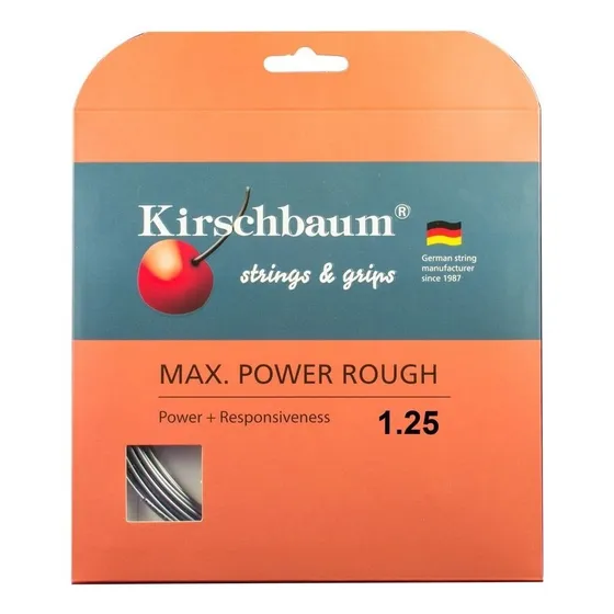 Set Individual Tenis Cuerda Kirschbaum Max Power Rough 1.25