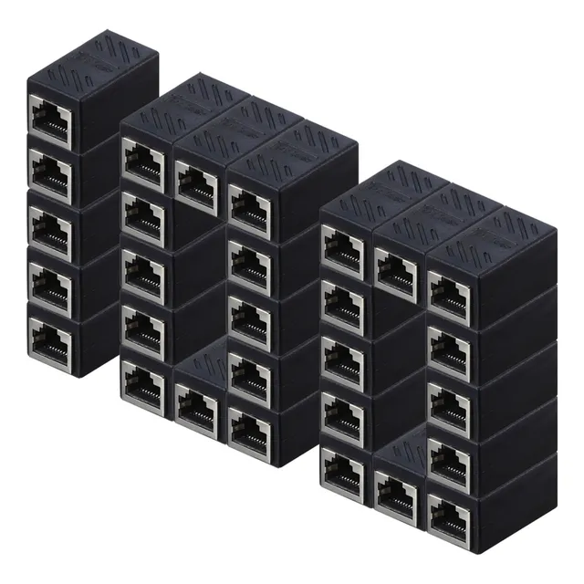 100 Piezas | Cople Cable De Red Rj45 Cat5 6 7 Hembra-hembra