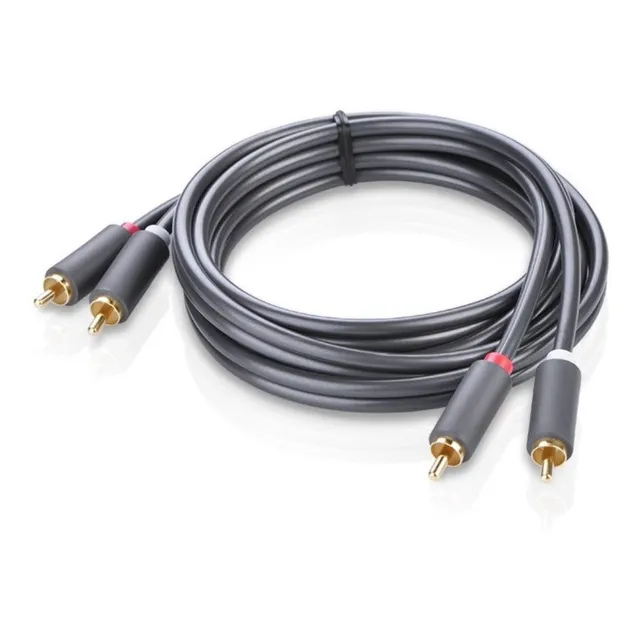Ugreen - Cable de audio Som Rca macho 10519 blindado de 3 m