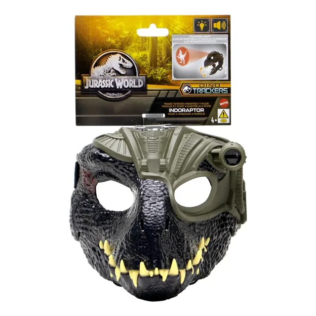 Jurassic World Máscara Indoraptor Dinosaurio C/ Luz