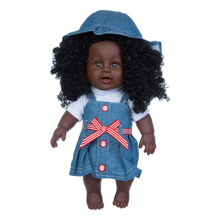 Muñecas Negras R De 12 Pulgadas Con Ropa A, Africanas Realis Muñecas Negras R De 12 Pulgadas Con Ropa A, Africanas Realis