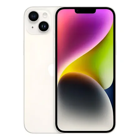 Apple iPhone 14 Plus (somente Esim) (128 Gb) - Stellar White (Novo com caixa aberta)