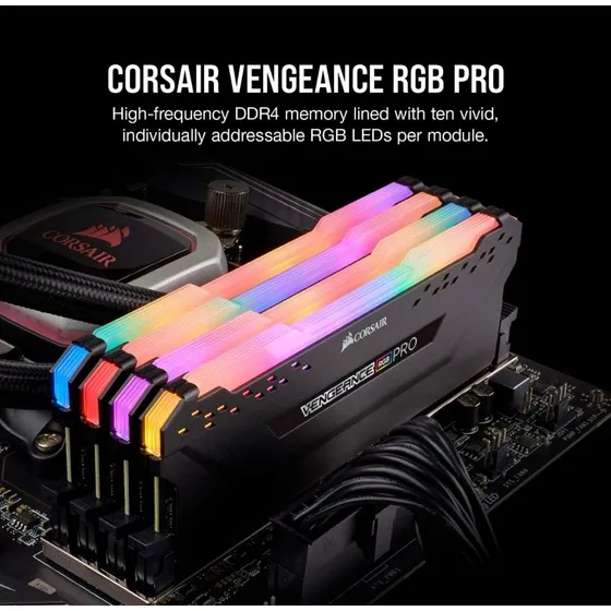 Corsair Vengeance Rgb Pro 16gb 3200 Mhz 2x8gb Negro