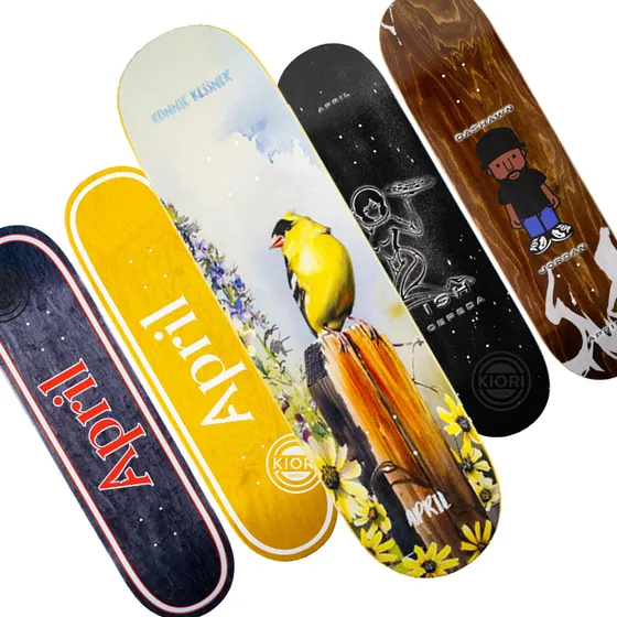 Shape April Skateboards - 7.8 A 8.75 - Novos Modelos