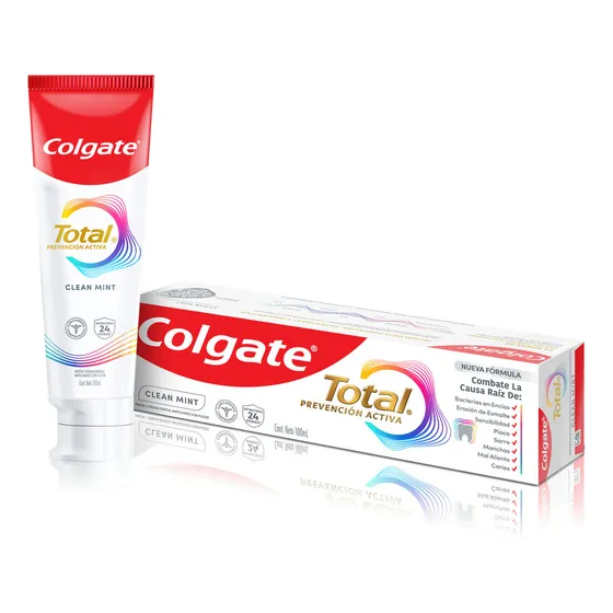 Pasta Dental Colgate Total Clean Mint Prevención Act 100ml