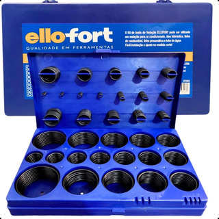 Anel De Vedação Oring Polegada Borracha Kit 407 Peças Estojo Anel De Vedação Oring Polegada Borracha Kit 407 Peças Estojo
