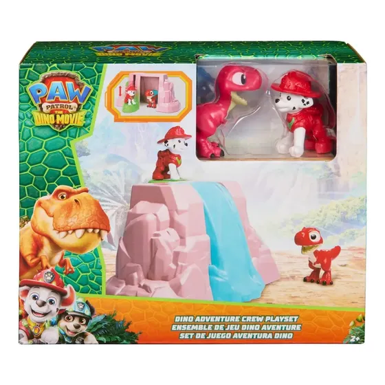 Paw Patrol Movie Dino Playset Marshall Y Rhubard