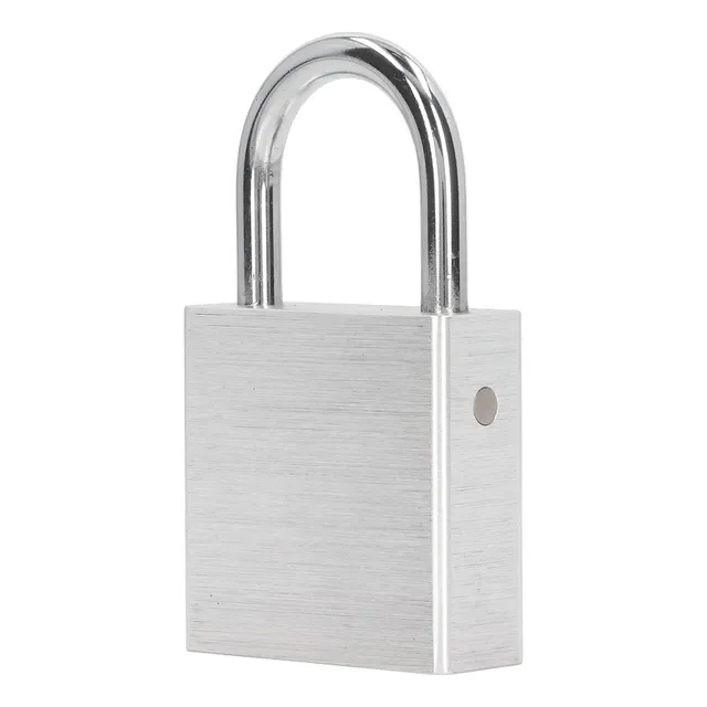 Candado De Bloqueo Portátil Sin Llave, Recargable Por Usb, C