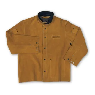 Chaqueta De Soldadura De Cuero Hobart - Talla Xl, Marrón Chaqueta De Soldadura De Cuero Hobart - Talla Xl, Marrón