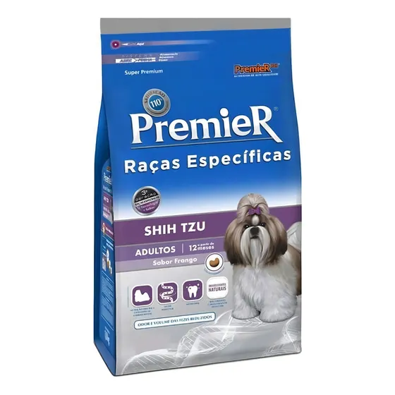 Ração Premier shih tzu adultos frango raças específicas 1 kg