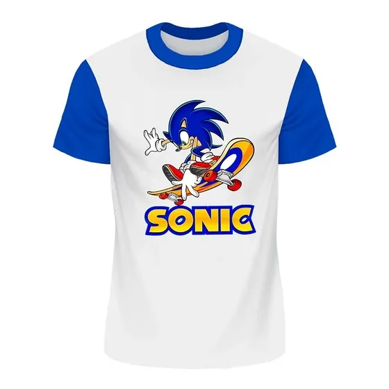 Franela  Niños  Niñas Y Adultos Sonic