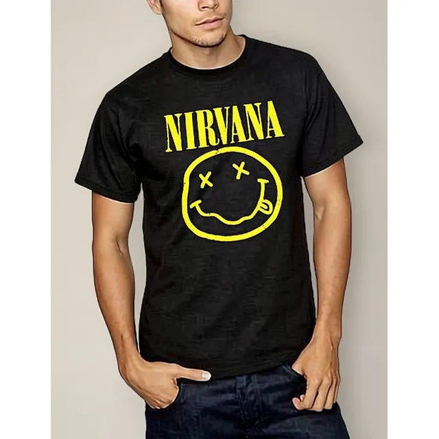 Camiseta Nirvana 100% Algodón Música Rock Grunge Kurt 